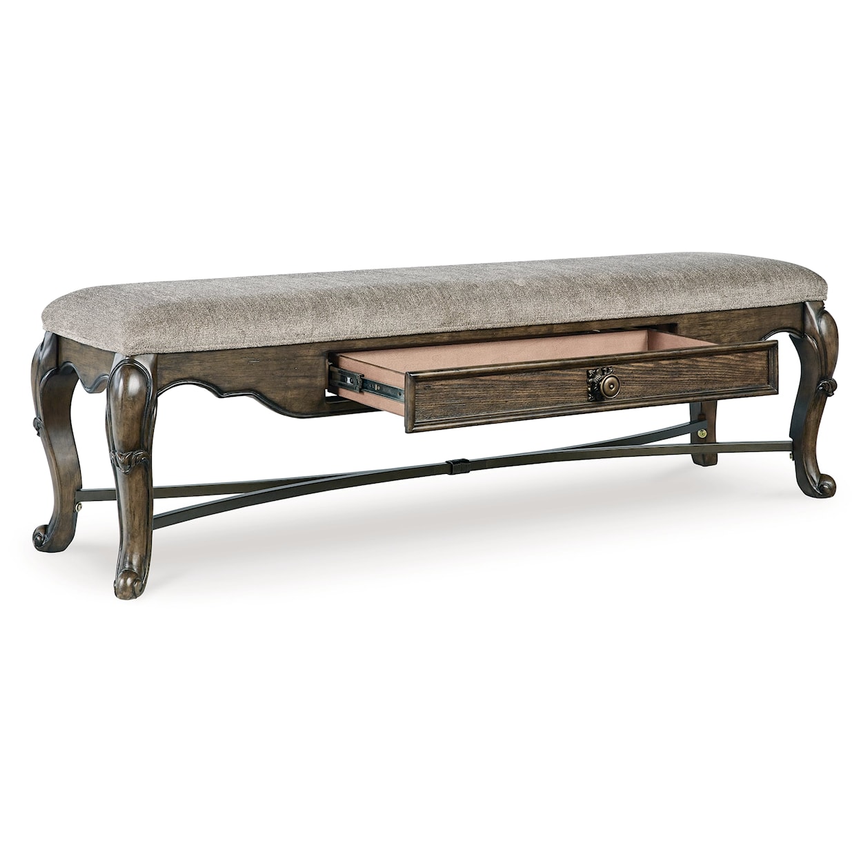 Signature Design Maylee Upholstered Storage Bench