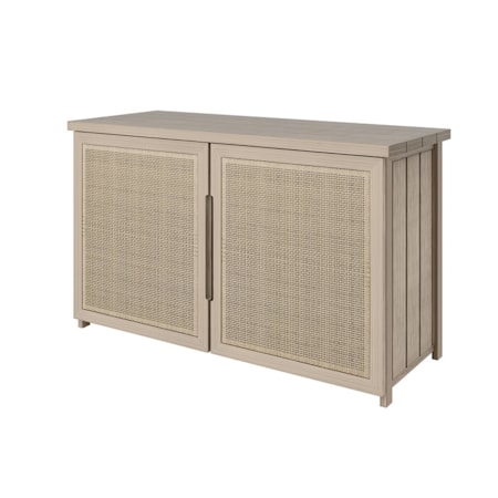 Woven-Door Sideboard