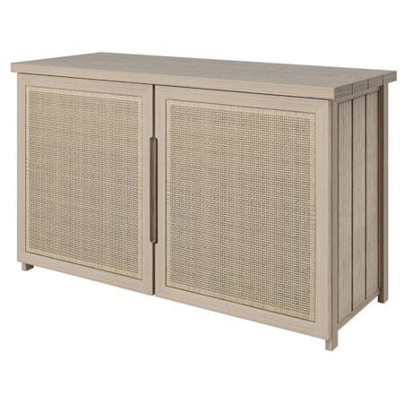 Woven-Door Sideboard