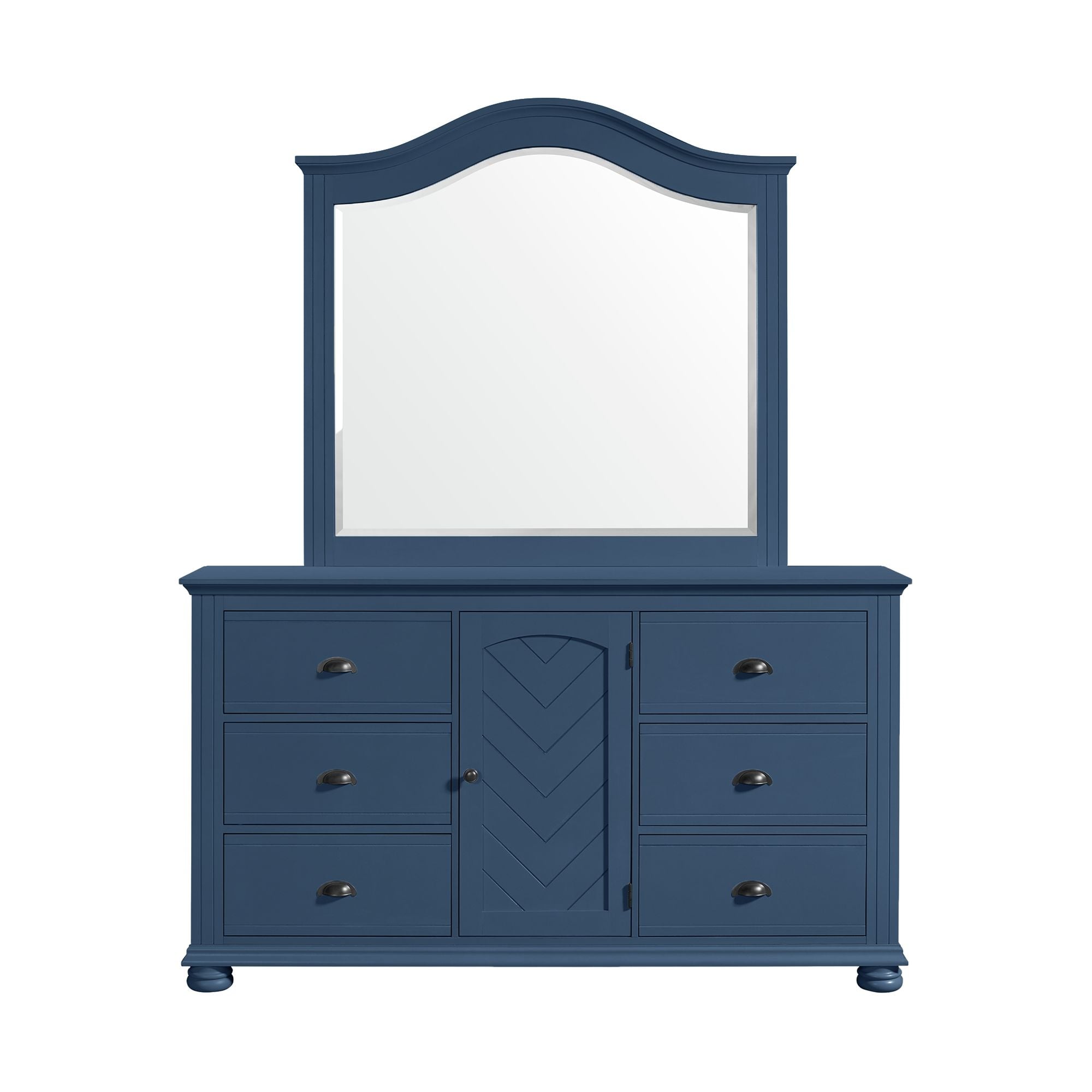 Dresser and Mirror Set