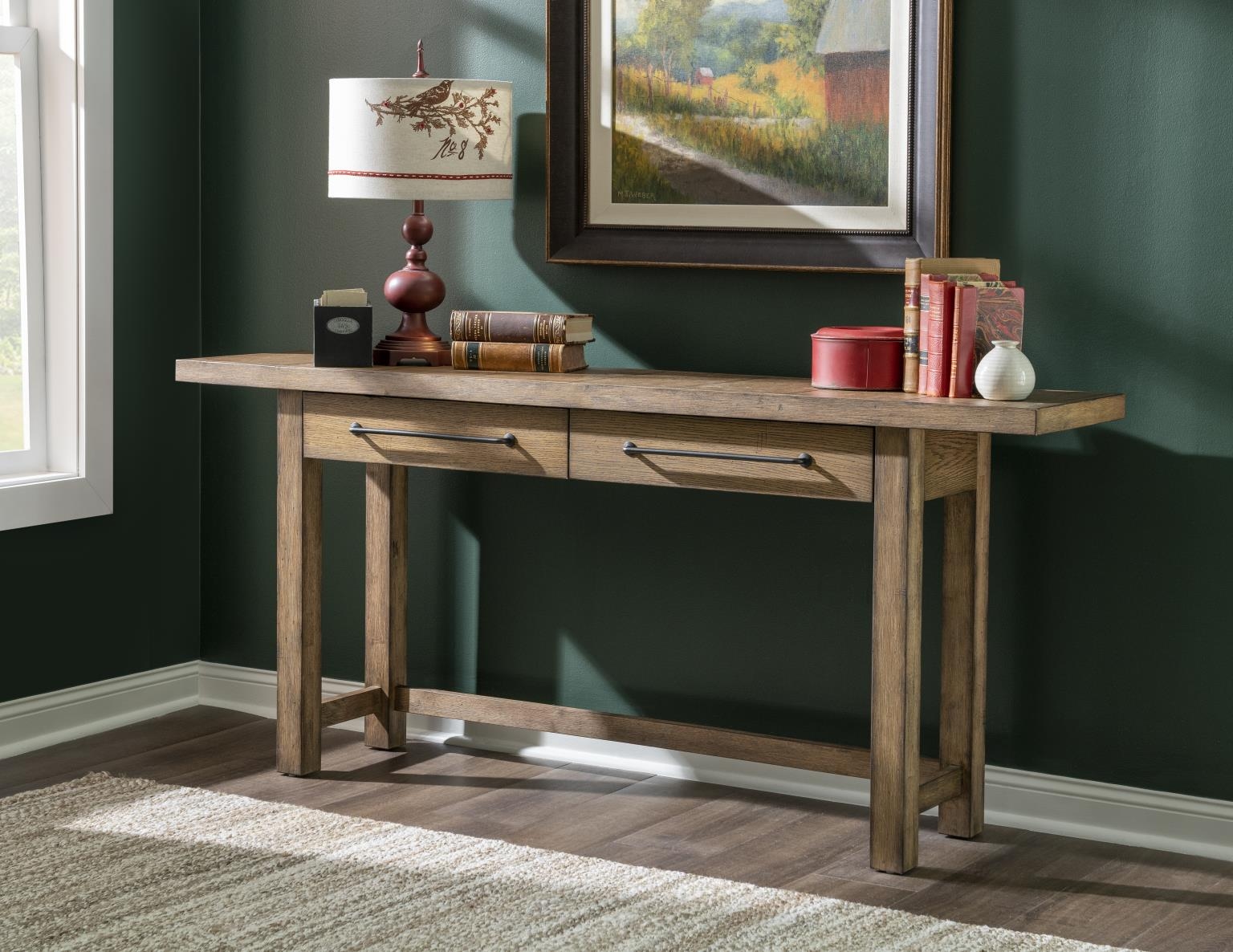 Legacy Classic Vintage Market 2-Drawer Console Table