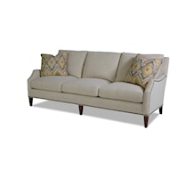Transitional 3-Cushion Sofa with Nailheads