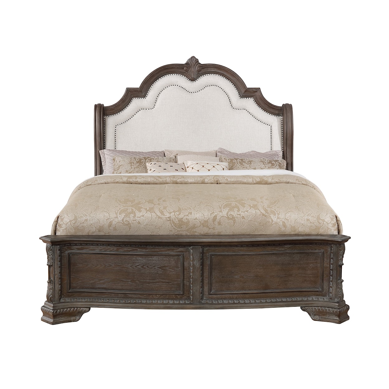 Crown Mark Sheffield Cal King Panel Bed