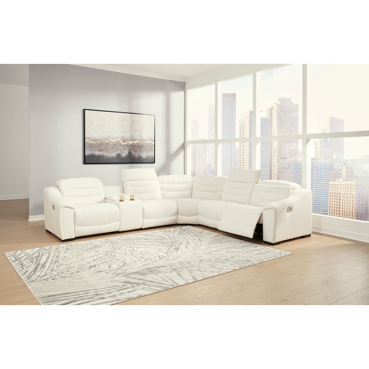 Ashley Signature Design Next-Gen Gaucho Reclining Sectional Sofa