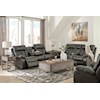 Signature Design by Ashley Furniture Willamen Reclining Sofa with Drop Down Table