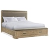 Riverside Furniture Milton Park Queen Upholstered Bed with Storage