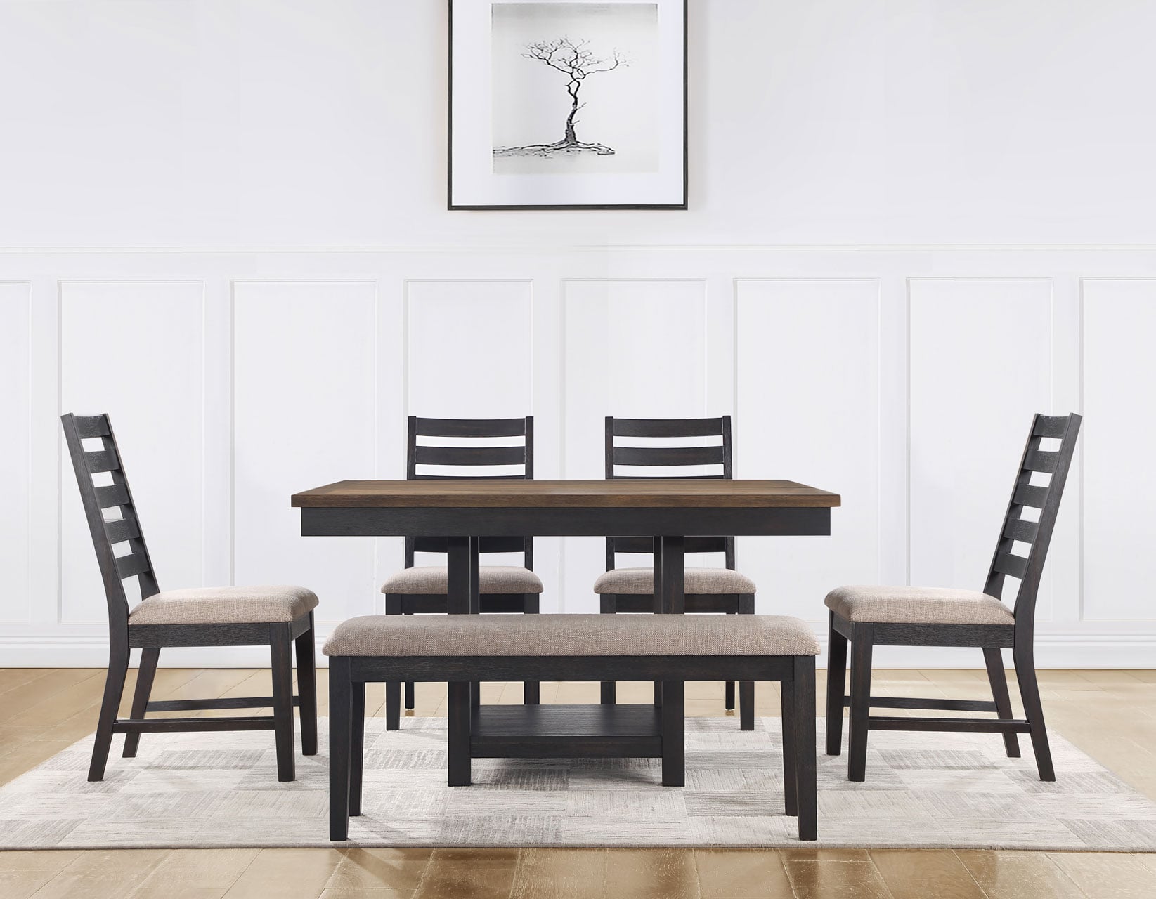 Dining Table with 16-Inch Table Leaf