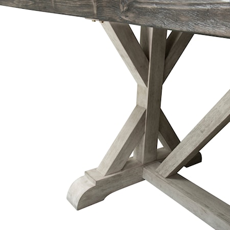 5-Piece Trestle Table Set