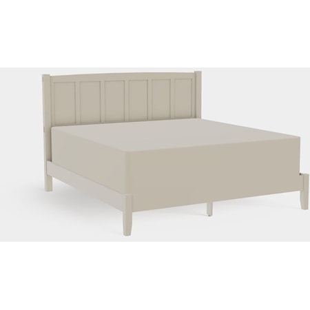 American Craftsman King Panel Bed with Low Rails
