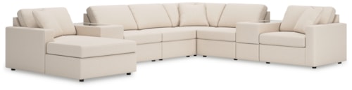 8-Piece Sectional With Chaise