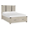 Magnussen Home Chesters Mill Bedoom Queen Panel Storage Bed