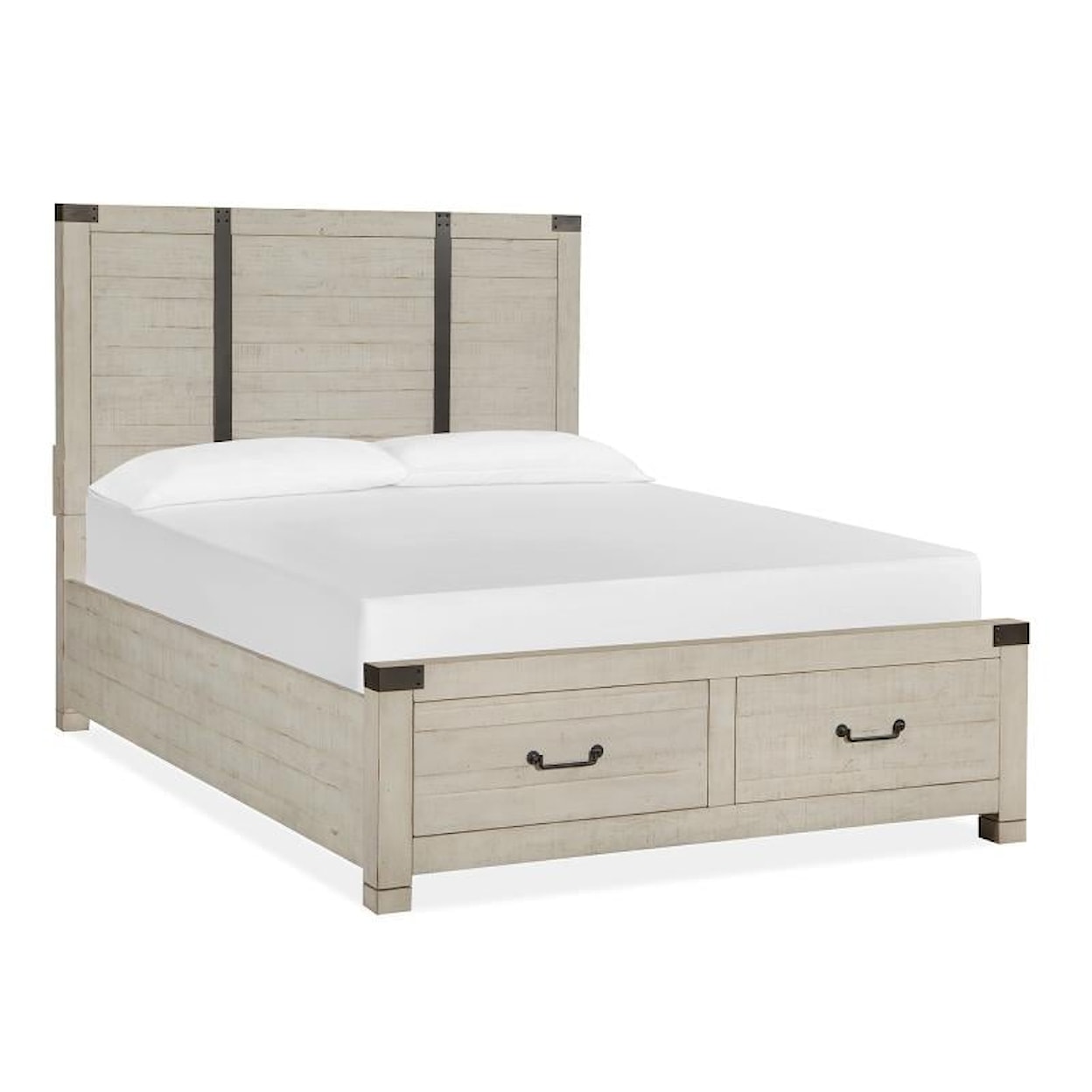 Magnussen Home Chesters Mill Bedoom Queen Panel Storage Bed