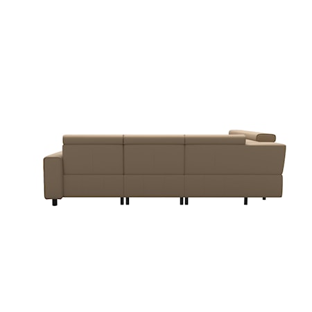 Power Recline Sectional with Wide Arms