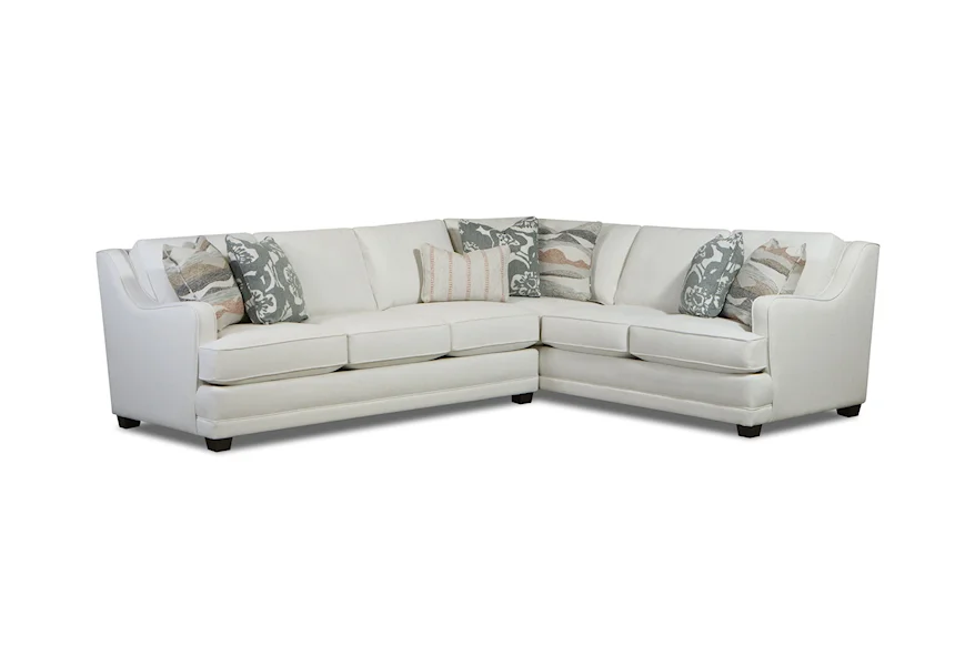 7000 MISSIONARY SALT 2-Piece Sectional by Fusion Furniture at Furniture Barn