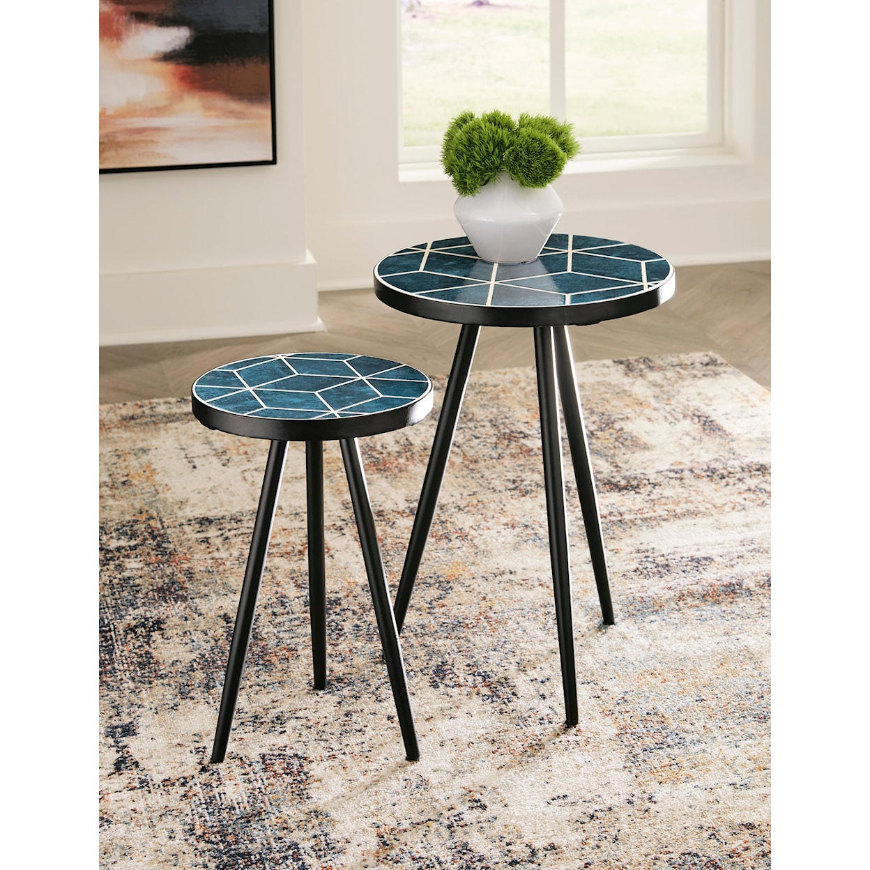 Signature Design by Ashley Furniture Clairbelle Accent Table (Set of 2)