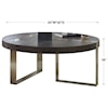 Uttermost Accent Furniture - Occasional Tables Converge Round Coffee Table