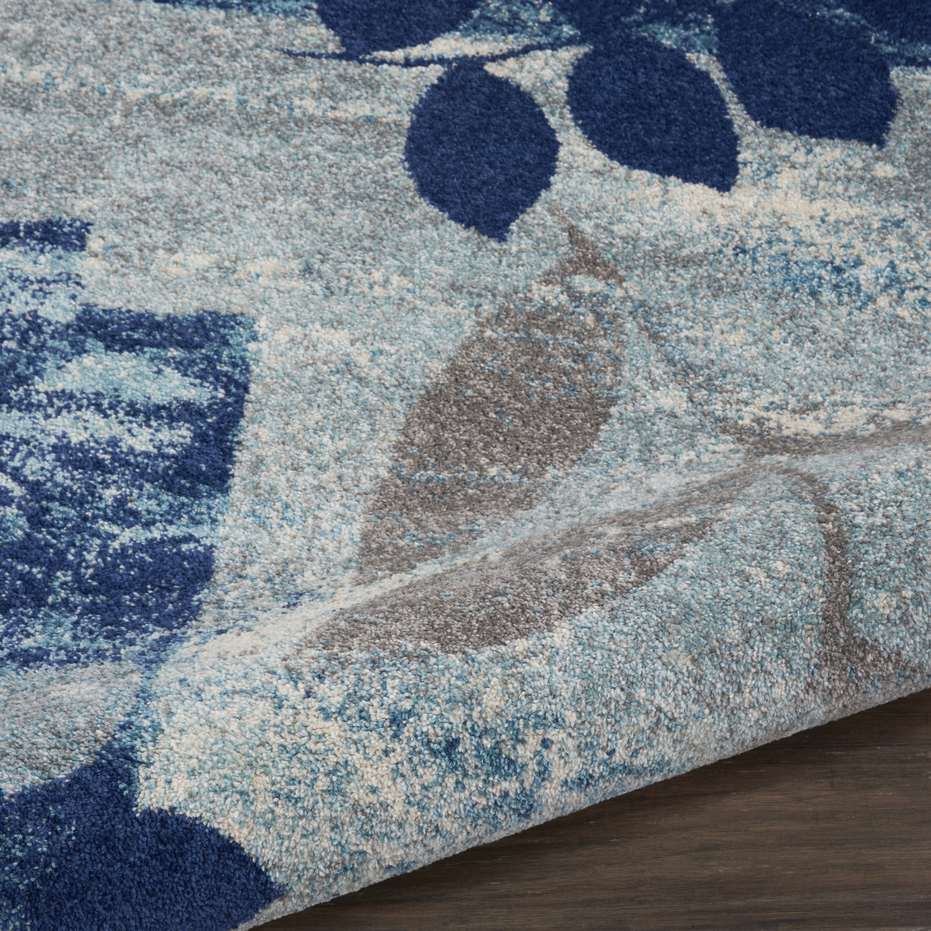 Nourison Tranquil 5'3" Round  Rug