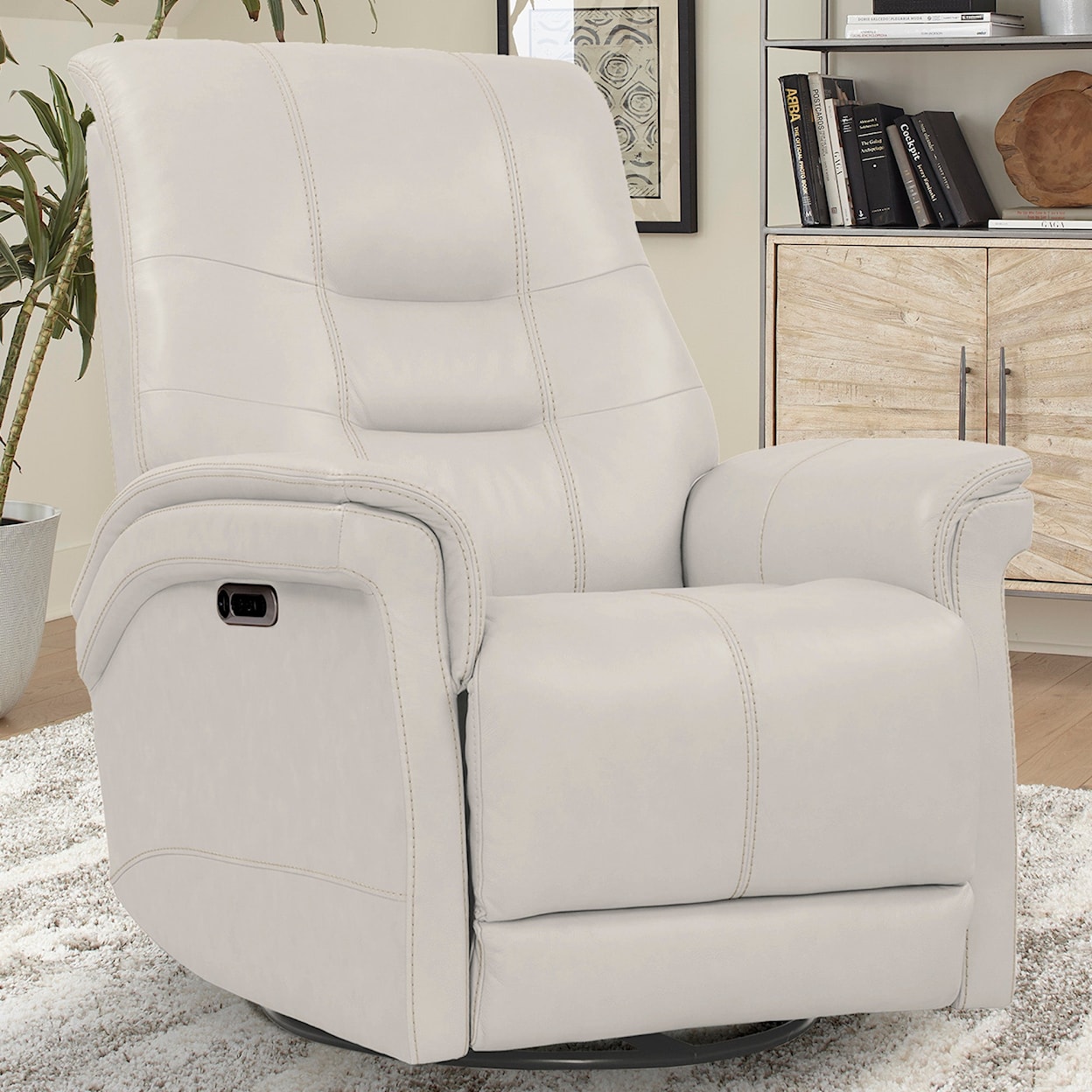 Parker Living Carnegie  Power Cordless Swivel Glider Recliner