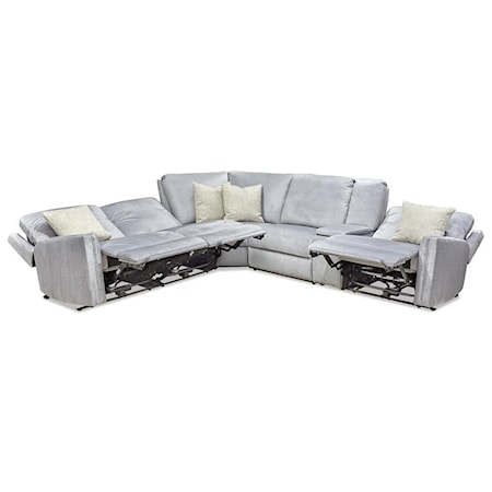 6-Piece Power Reclining Sectional Sofa