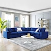 Modway Commix 5-Piece Sectional Sofa