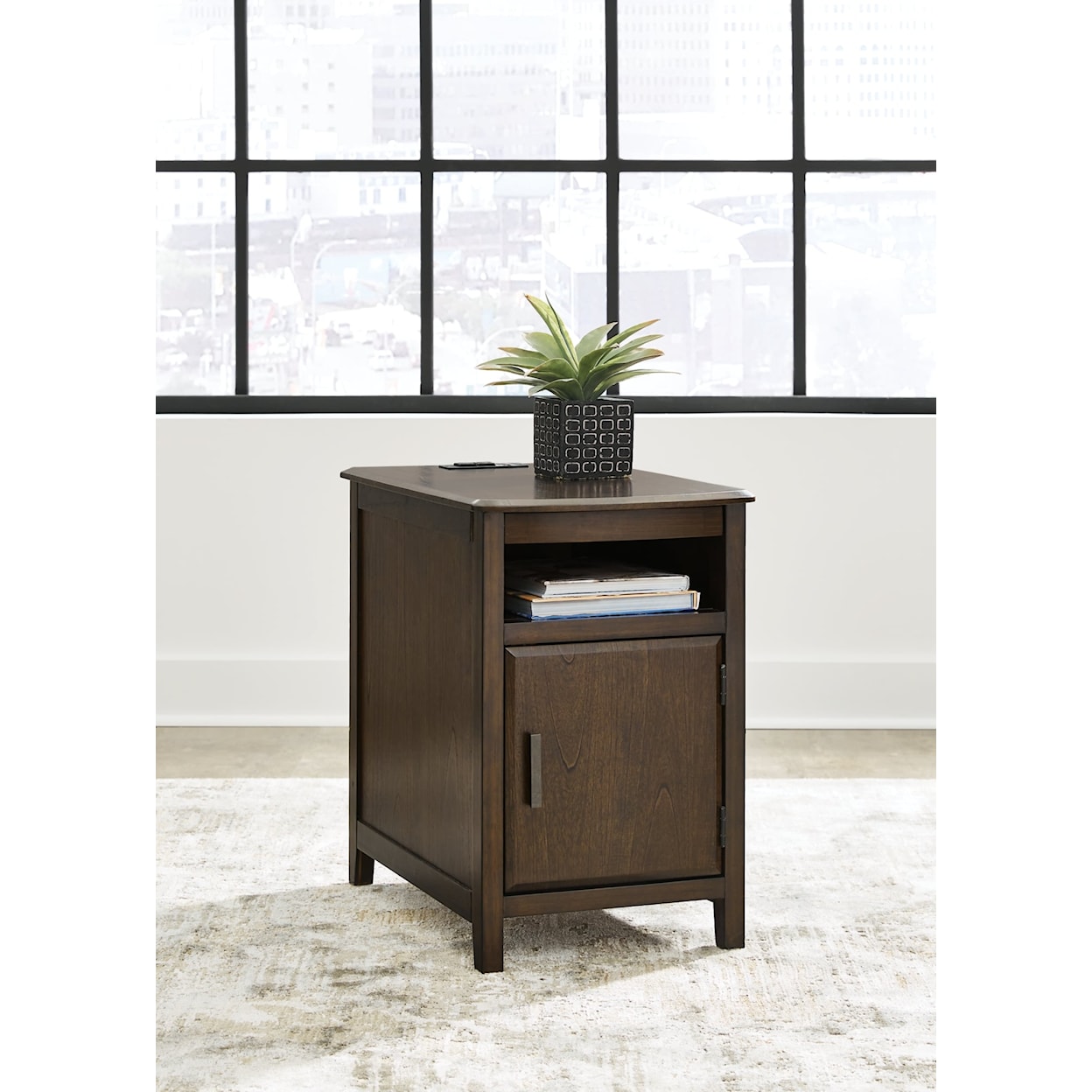 Ashley Furniture Signature Design Devonsted Chair Side End Table