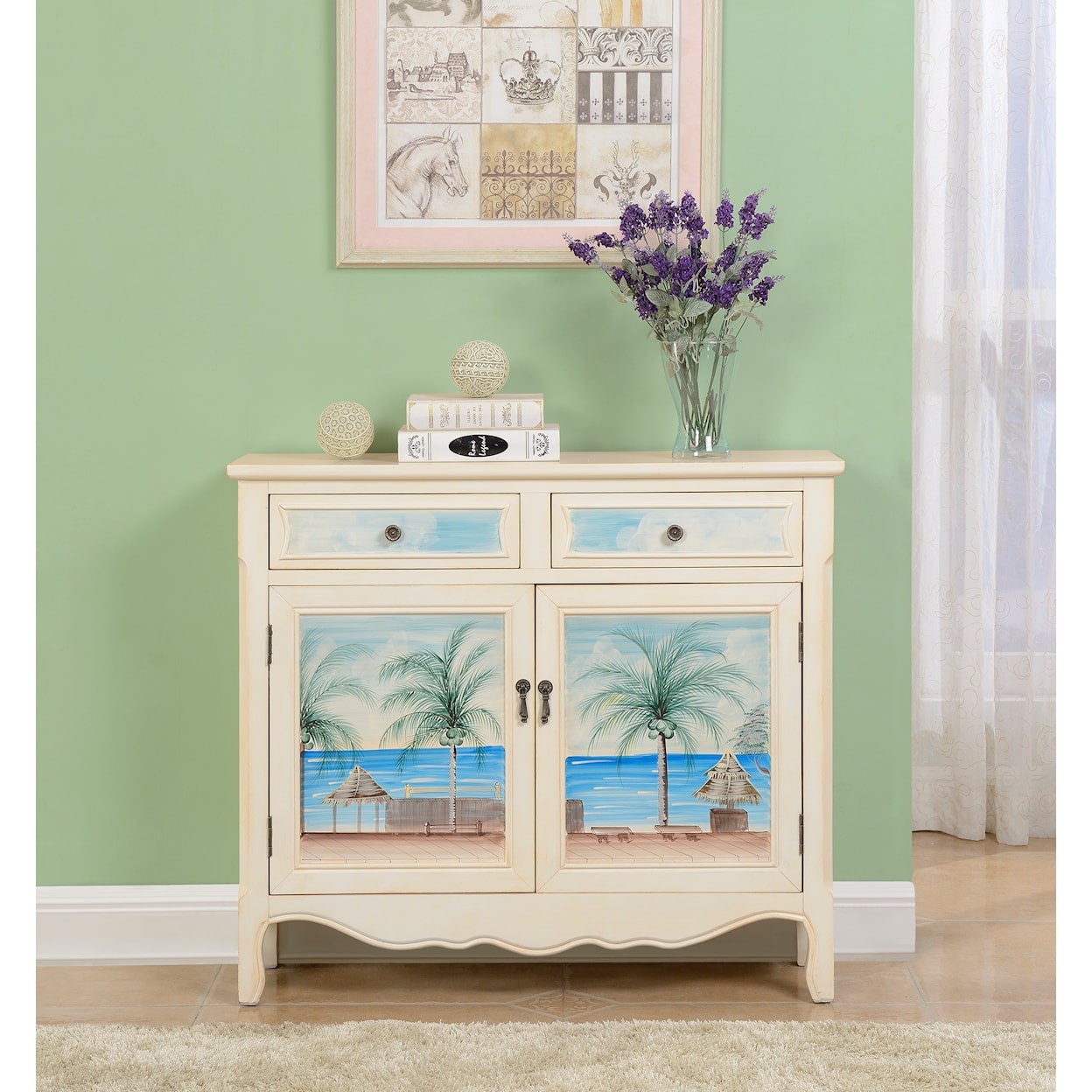 Coast2Coast Home Pieces in Paradise Two Drawer Two Door Cupboard