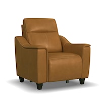 Transitional Power Recliner with Power Headrest