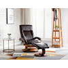 Progressive Furniture Hamilton Recliner and Ottoman