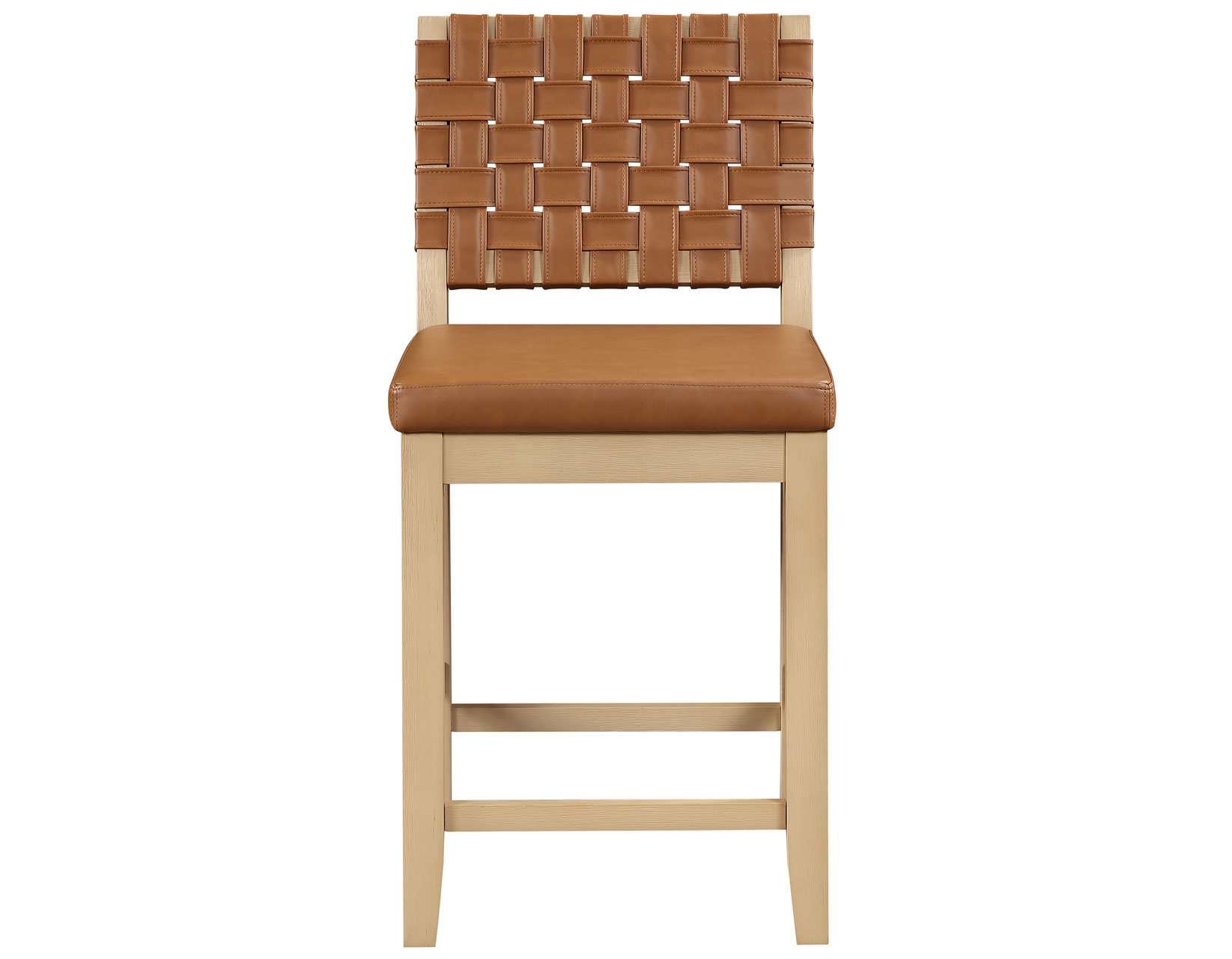 Steve Silver Reid Upholstered Webbed-Back Counter Chair