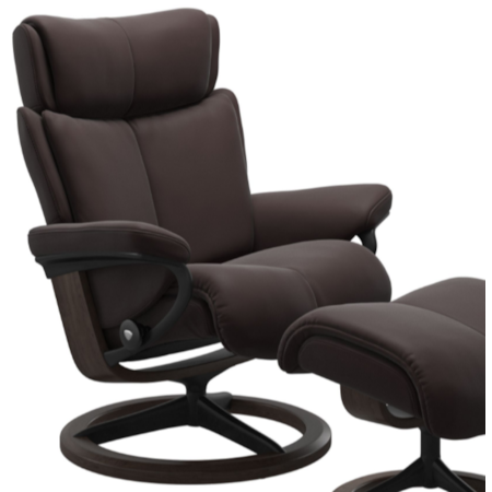 Small Reclining Chair with Signature Base