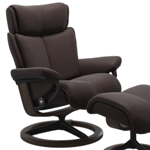 Small Reclining Chair with Signature Base