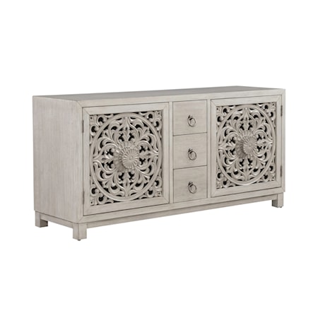 3-Drawer Accent Cabinet