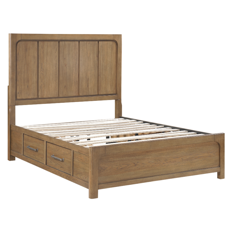 Queen Platform Storage Bed
