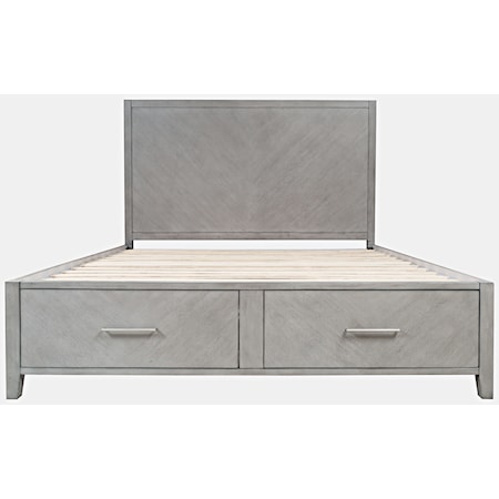 King Storage Bed