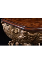 Theodore Alexander Tables Gilt Grotto Coastal Table with Coral Base