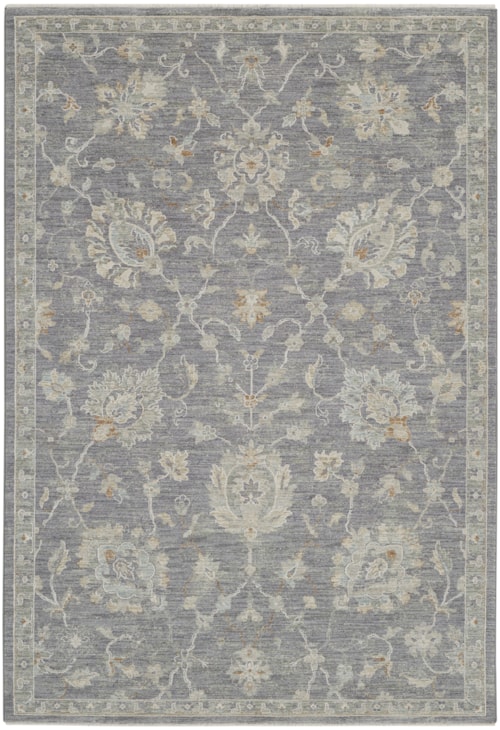 3'11" x 5'11" Charcoal Rectangle Rug