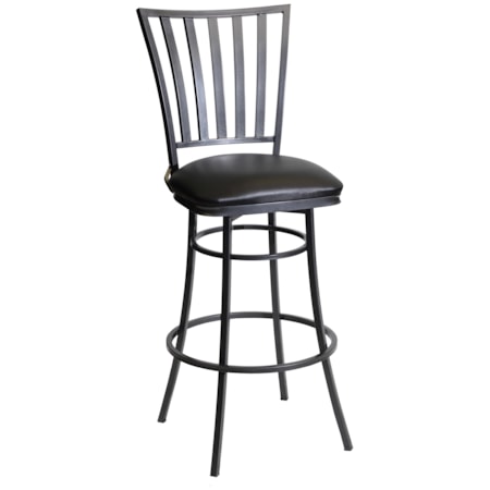 Bar height swivel barstool