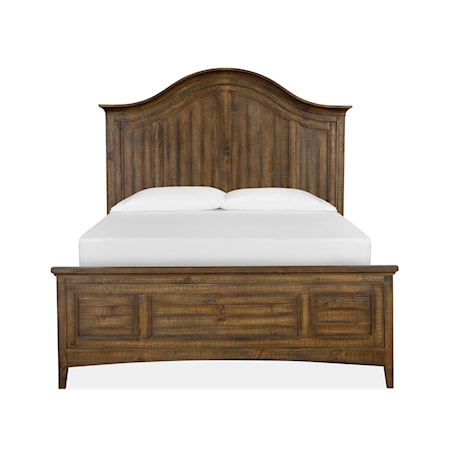 Queen Arched Storage Bed