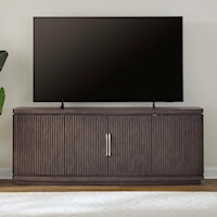 82" TV Console with Wire Management