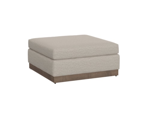 Contemporary Upholstered Square Ottoman