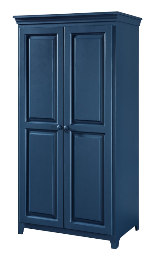 Pine Wardrobe with Hang Rod