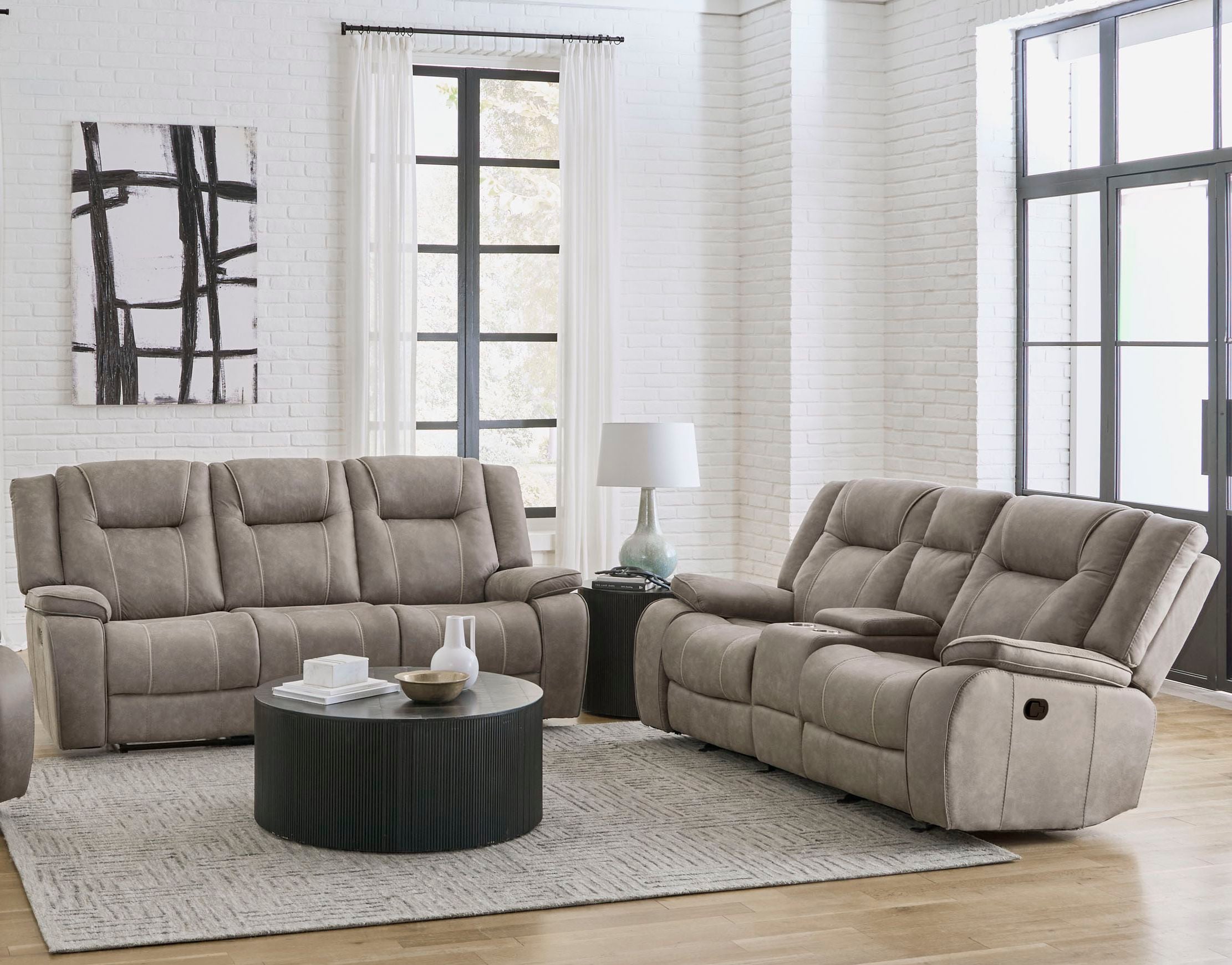 Parker Living Blake Manual Reclining Sofa And Loveseat