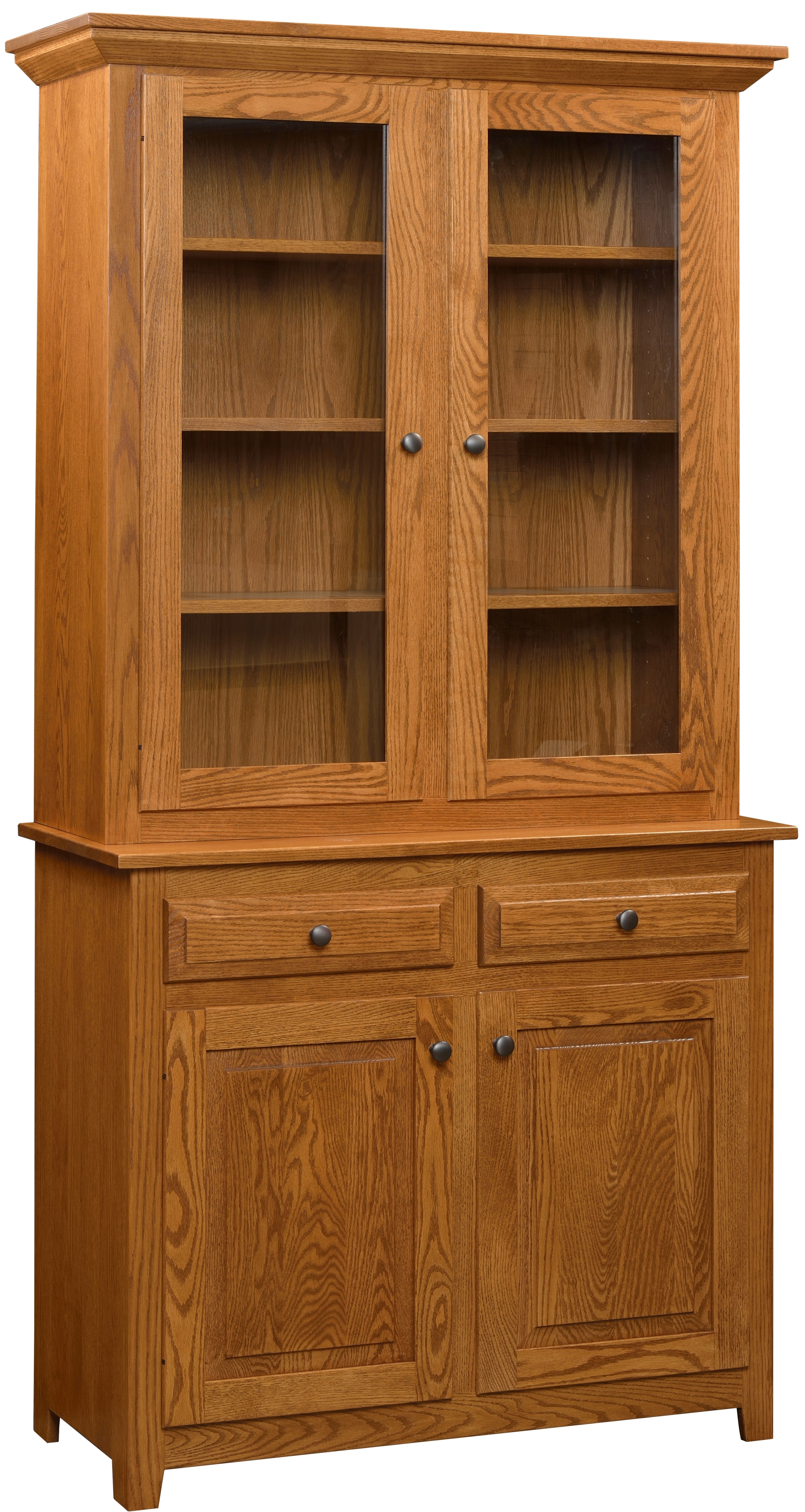 Custom Amish 2-Door Hutch Base