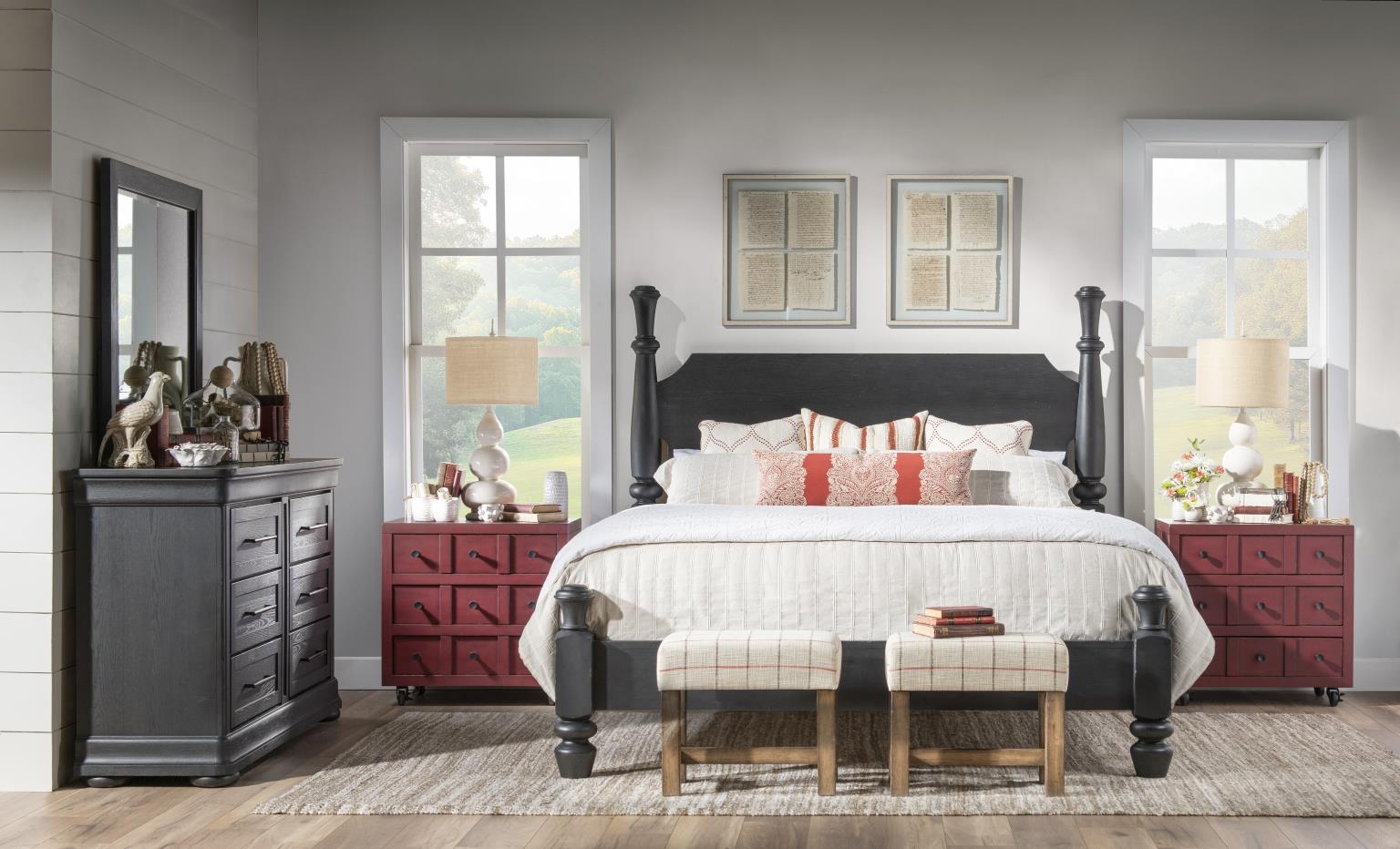 Legacy Classic Vintage Market 3-Drawer Nightstand