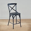 Libby Vintage Series X-Back Counter Chair