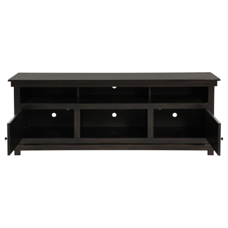 STEWART BLACK 70&quot; TV STAND |