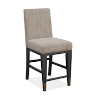 Transitional Upholstered Counter Stool (2/Ctn)