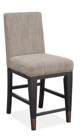Transitional Upholstered Counter Stool