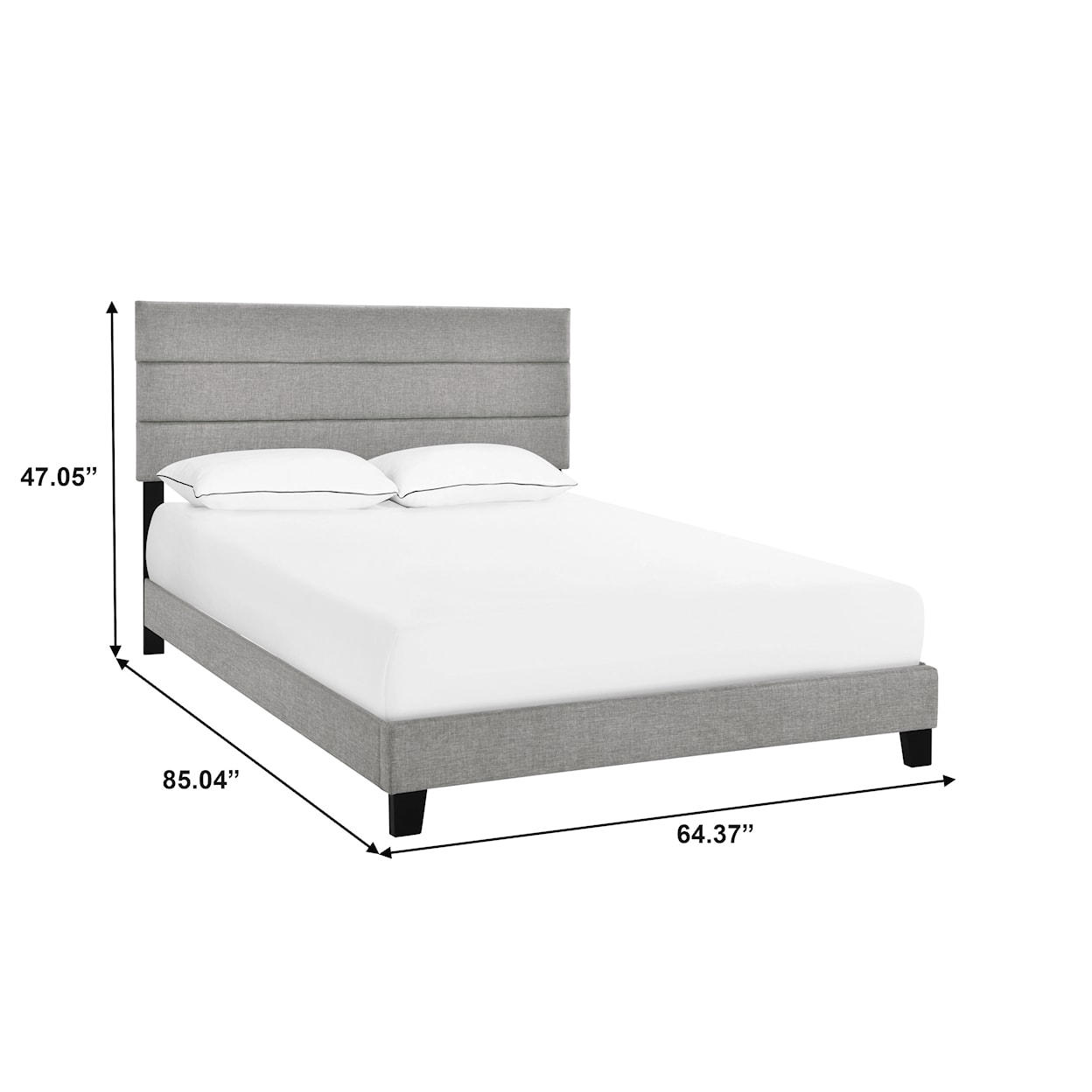 Accentrics Home Fashion Beds Queen Upholstered Bed