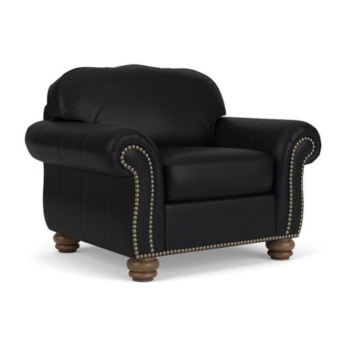 Traditional Style Chair with Nail Head Trim